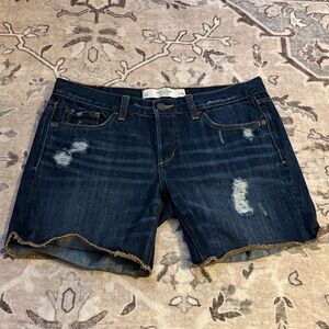 Abercrombie and fitch Distressed Denim Shorts size 2